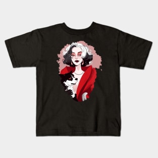 cruella de vil Kids T-Shirt